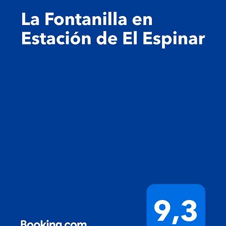 La Fontanilla En Estacion De El Espinar * Segovia